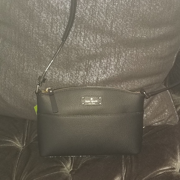 Kate Spade Black Leather Cross Body Bag - Picture 7 of 8